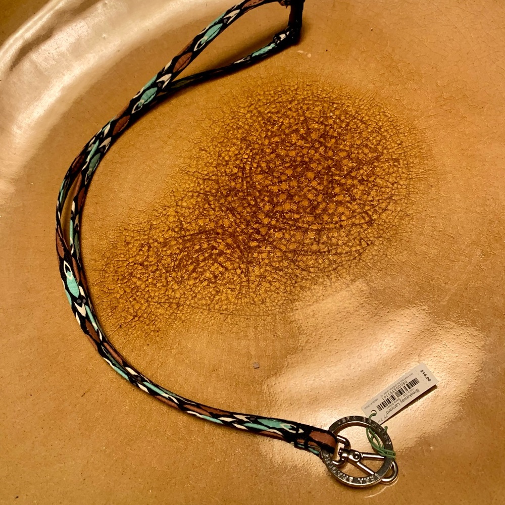 Vera Bradley Breakaway Lanyard RETIRED Sierra Stream